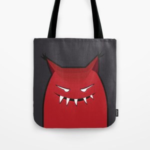 Evil monster bag at Society6