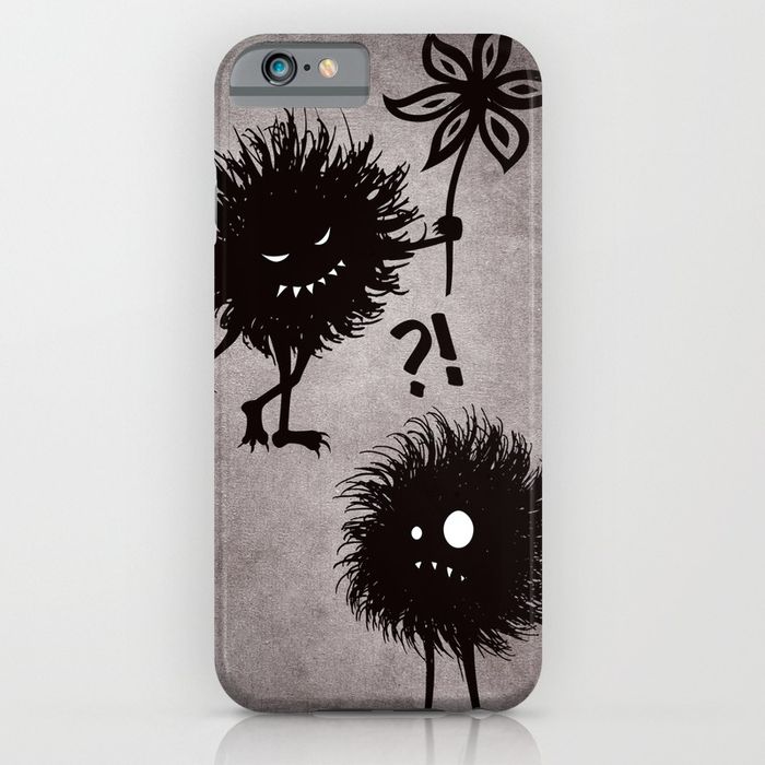 Kind evil bugs iPhone case