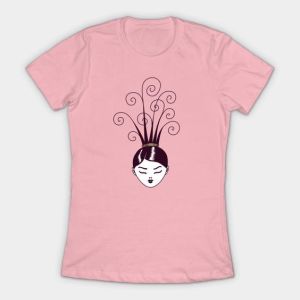Strange hairstyle women's t-shirt