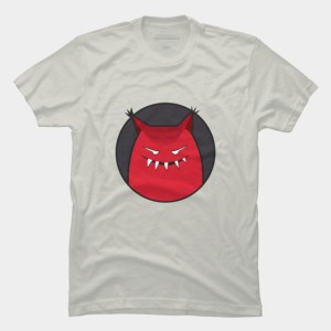 Evil monster with pointy ears tee at Design By Humans
