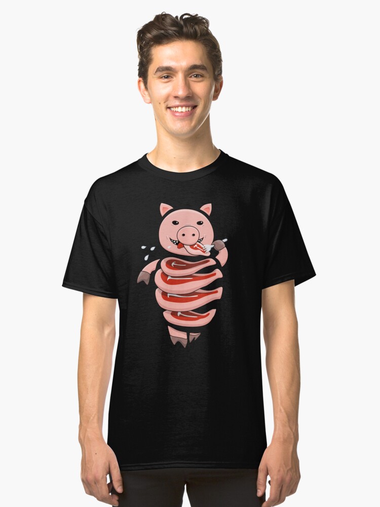 funny pig T-shirt
