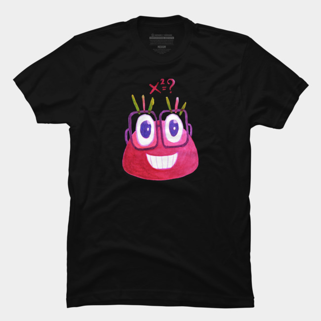 Candy monster who loves math tee at Design By humans