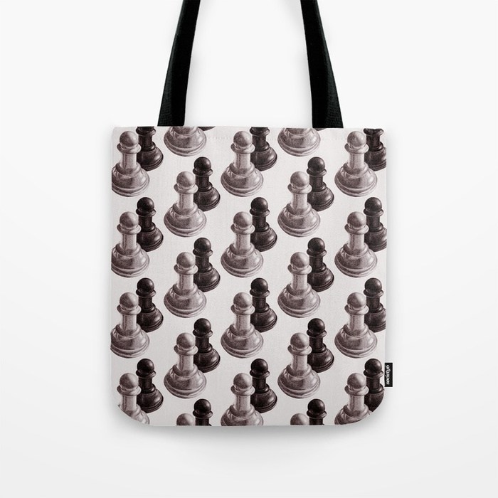Chess art bag at Society6