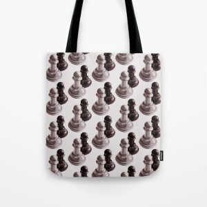 Chess art bag at Society6