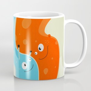 Happy mother and child mug at Society6