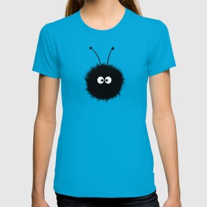 Blue cute dazzled bug pillow at Society6