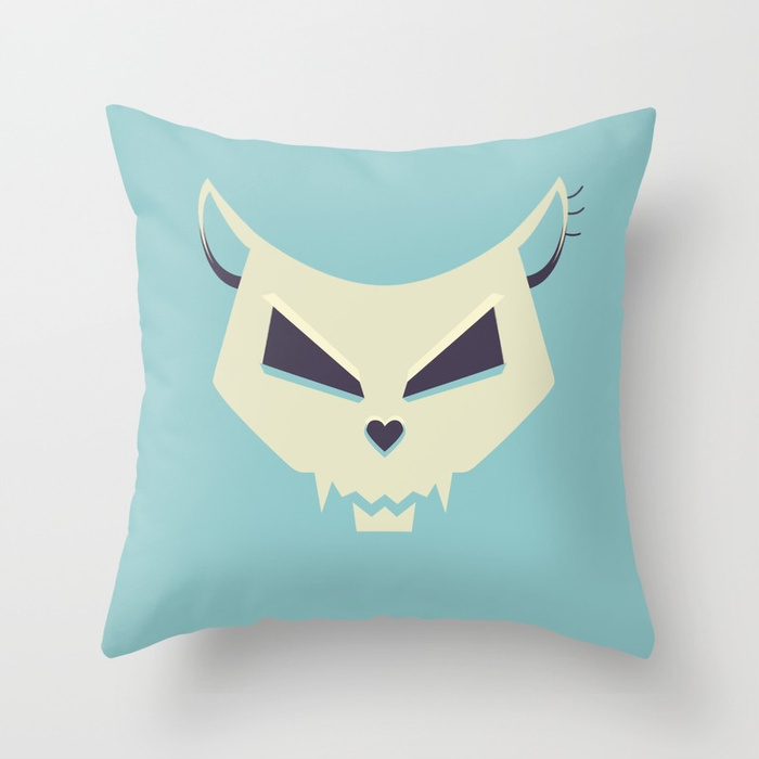 Pastel Skull pillow / Society6