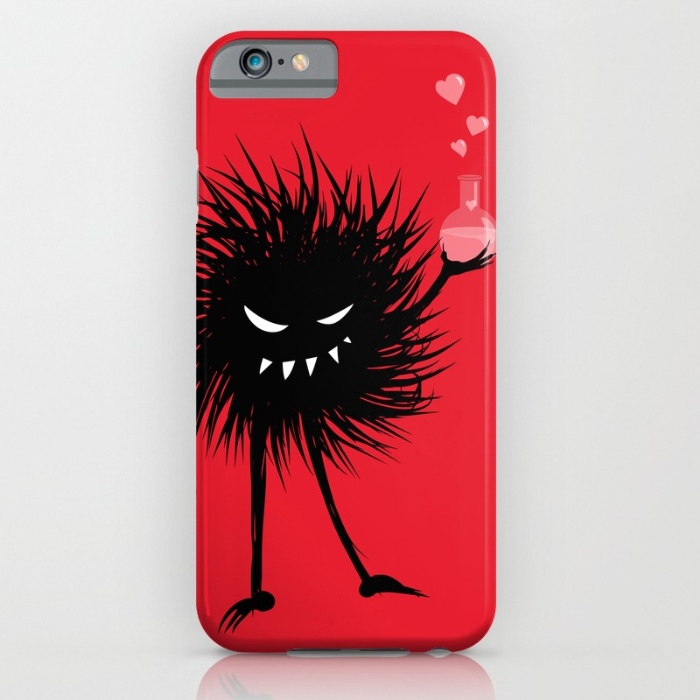 Evil bug with a love potion iPhone case