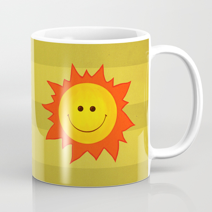 Happy Sun mug / Society6