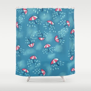 Umbrella pattern with rain shower curtain / Society6
