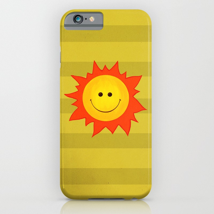Happy Sun iPhone case / Society6