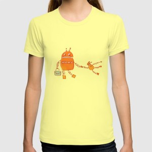 Robomama robot mother and child T-Shirt at Society6