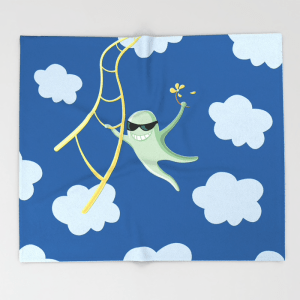Funny character blanket at Society6