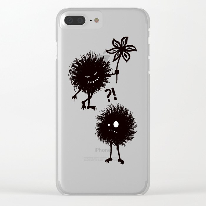 Evil bugs friends clear iPhone case at Society6