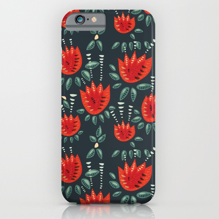 Tulip pattern iPhone case / Society6