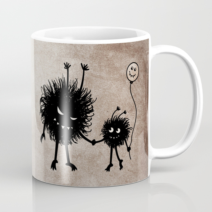 Evil bug mother and child mug at Society6