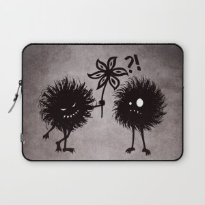 Evil bugs friends cute gothic laptop sleeve at Society6