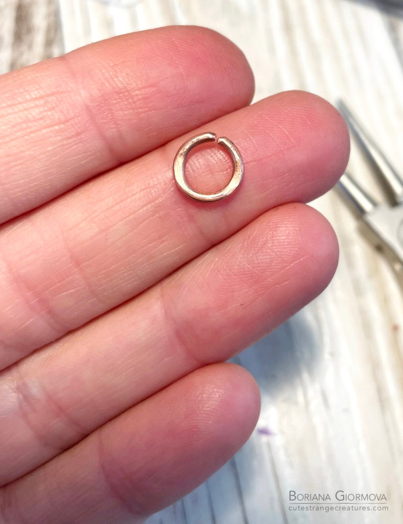 a hammered ring