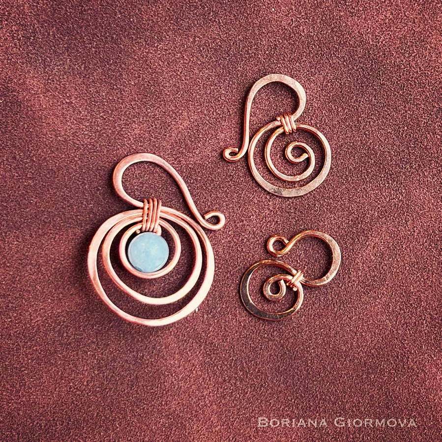 Just made these copper&nbsp;clasps